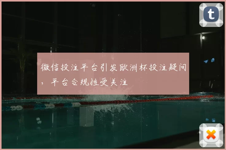 微信投注平台引发欧洲杯投注疑问,平台合规性受关注