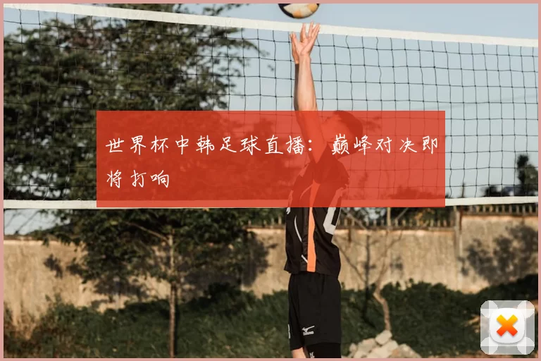 世界杯中韩足球直播:巅峰对决即将打响